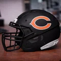 Mũ bảo hiểm bóng bầu dục Chicago Bears - Kiểu F7 - Thumbnail 1