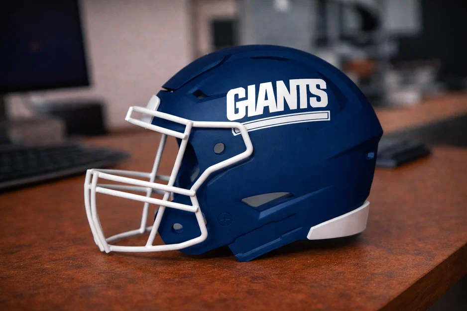 Mô hình mũ bảo hiểm bóng bầu dục New York Giants - Image 1