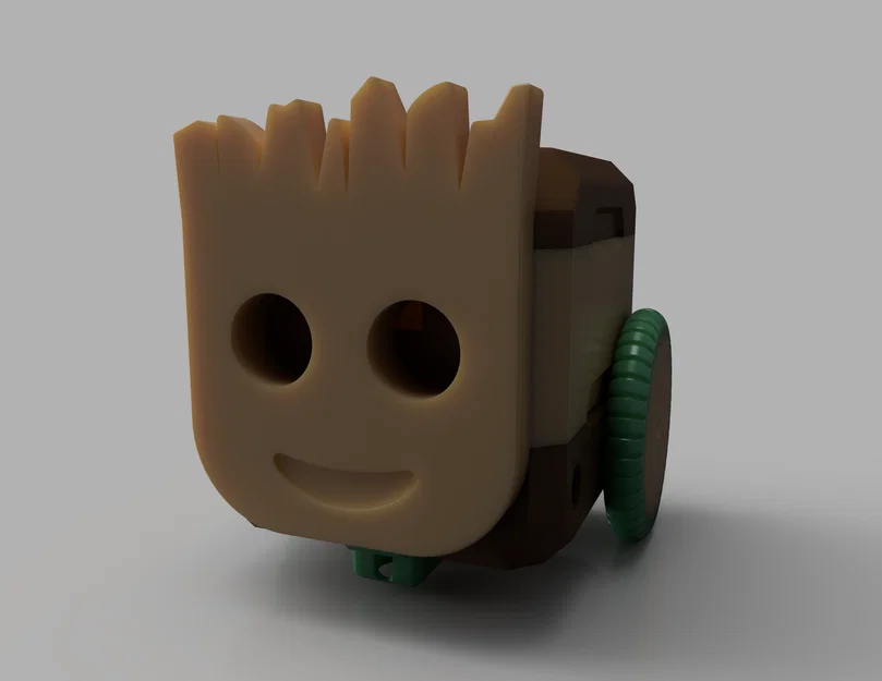 Mặt nạ Groot 3D cho Robot Otto - Tùy biến robot độc đáo - Image 1