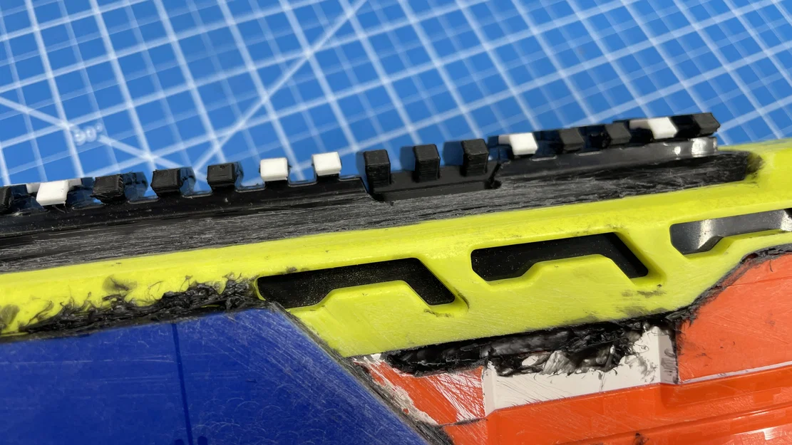 Bộ miếng chèn đường ray Nerf Saturn (Rail Inserts) - Nâng cấp tiện ích - Image 5