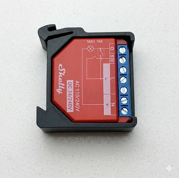 Giá đỡ ray DIN cho Shelly PM1 - Image 1