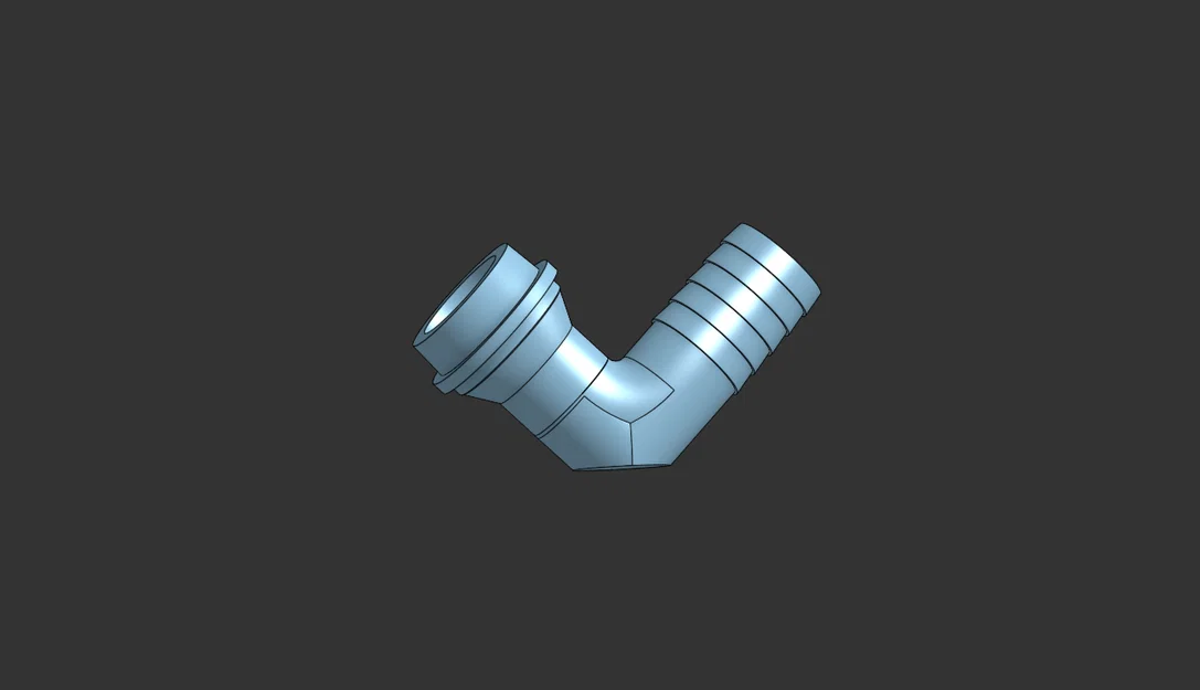 Khớp nối ống nước 90 độ tối ưu cho in 3D (Garden Hose Connector) - Image 2