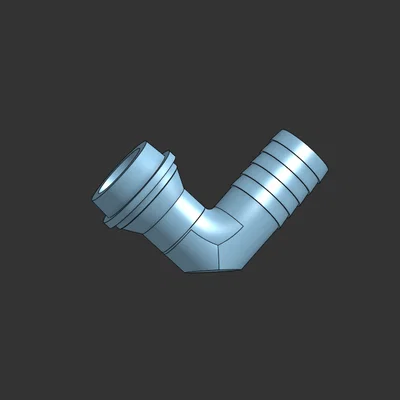 Khớp nối ống nước 90 độ tối ưu cho in 3D (Garden Hose Connector)