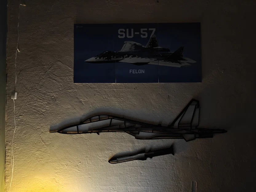 Mô hình treo tường Sukhoi Su-30MKI và tên lửa BrahMos độc đáo - Image 3