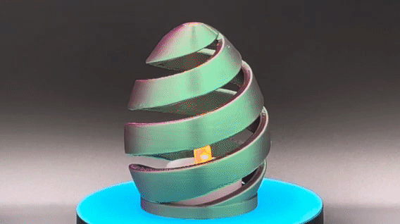 Đèn Ngủ Hình Trứng Xoắn Ốc Cho Nến Điện Tử & Đèn LED - Thumbnail 1