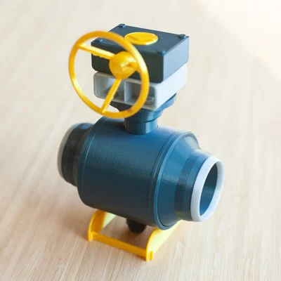 Mô hình Van Bi (Working Ball Valve) lắp ráp được