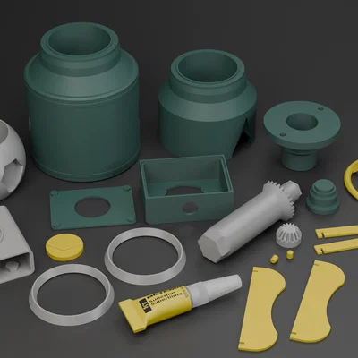 Mô hình Van Bi (Working Ball Valve) lắp ráp được