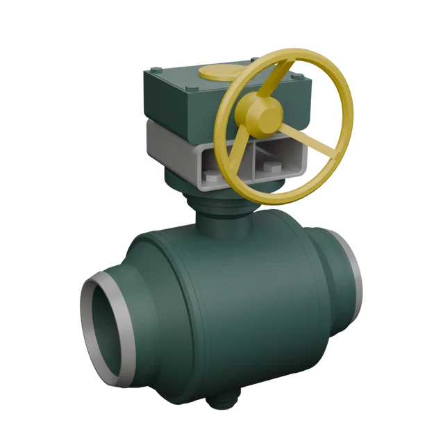 Mô hình Van Bi (Working Ball Valve) lắp ráp được - Image 5