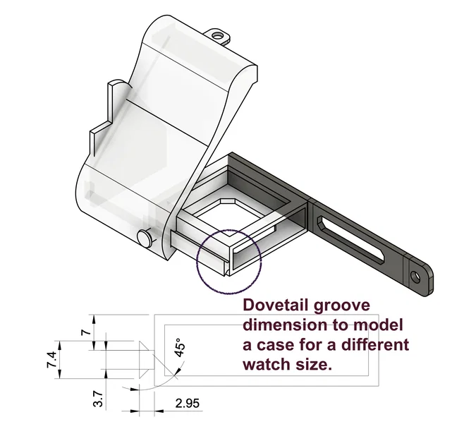 Ốp vỏ đồng hồ SnowVi HUD cho Apple Watch 46mm - Image 3