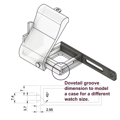 Ốp vỏ đồng hồ SnowVi HUD cho Apple Watch 46mm