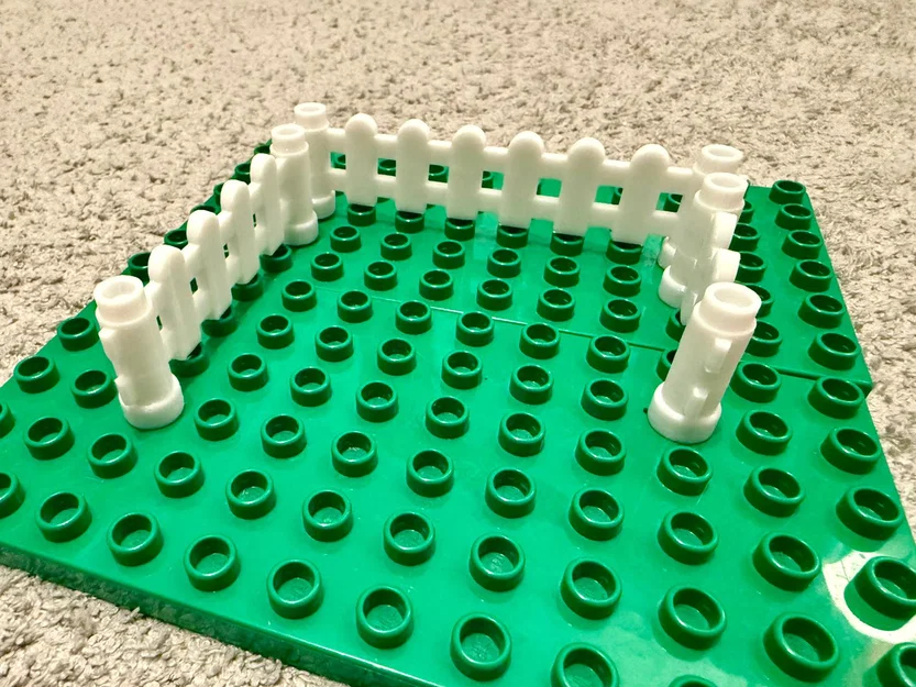 Hàng rào cổ điển tương thích hoàn toàn với Lego Duplo (có sẵn 3 kích thước) - Image 2