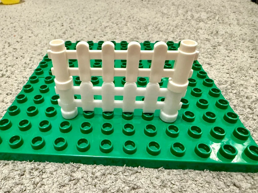 Hàng rào cổ điển tương thích hoàn toàn với Lego Duplo (có sẵn 3 kích thước) - Image 3