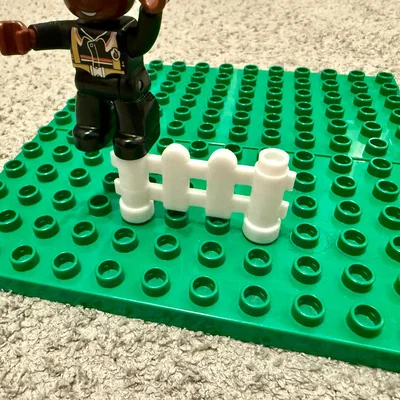Hàng rào cổ điển tương thích hoàn toàn với Lego Duplo (có sẵn 3 kích thước)