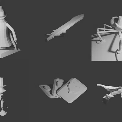 Bộ sưu tập mô hình Wizards and Mages 3D - Phù thủy và Pháp sư