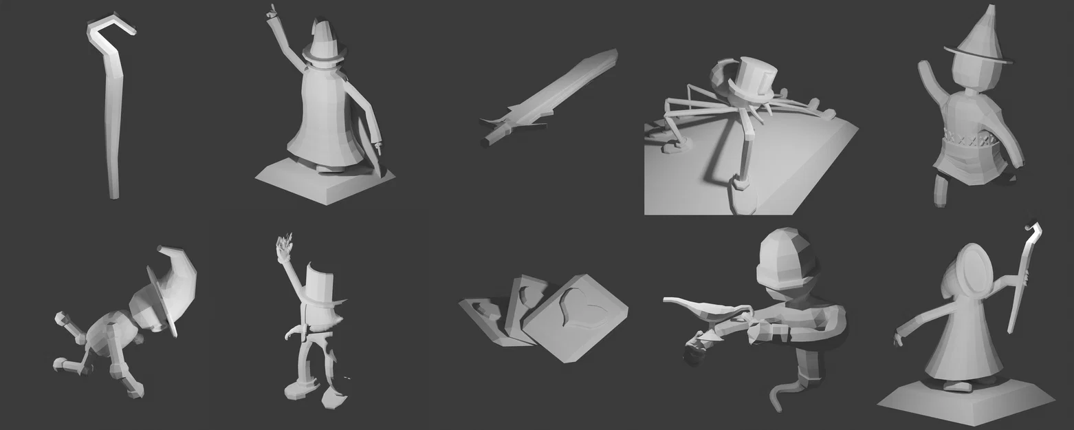 Bộ sưu tập mô hình Wizards and Mages 3D - Phù thủy và Pháp sư - Image 12