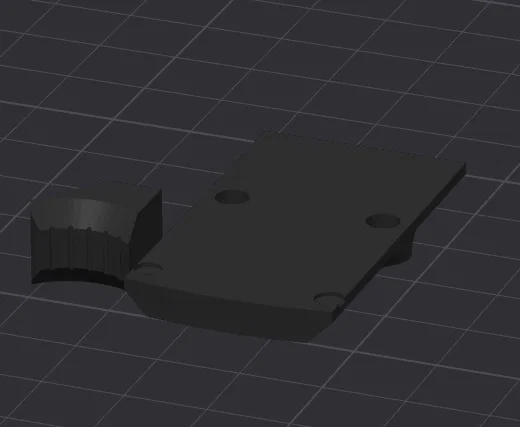 Tay cầm kéo slide RMR Pull Handle cho Dagger Slide in 3D - Image 1