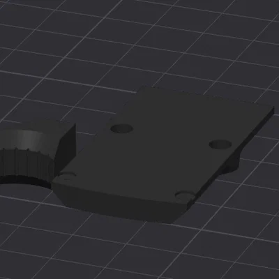 Tay cầm kéo slide RMR Pull Handle cho Dagger Slide in 3D