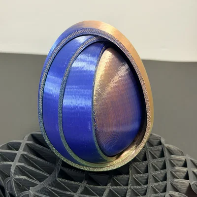 R7 Gyro Egg | Trứng Quà Tặng Đỉnh Cao | Fidget Vỏ Lớn Có Ngăn Chứa Bí Mật | R7Makers