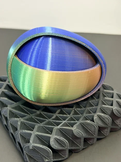 R7 Gyro Egg | Trứng Quà Tặng Đỉnh Cao | Fidget Vỏ Lớn Có Ngăn Chứa Bí Mật | R7Makers - Image 5