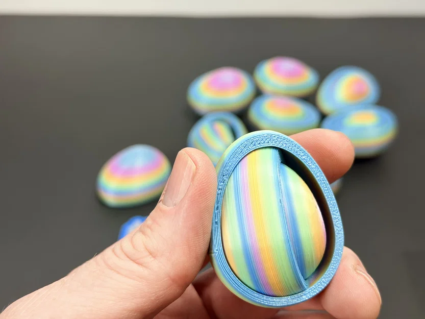 R7 Gyro Egg Fidget | Trứng xoay gyro nhiều lớp có ngăn ẩn | R7Makers - Image 7