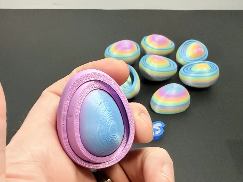 R7 Gyro Egg Fidget | Trứng xoay gyro nhiều lớp có ngăn ẩn | R7Makers - Image 8