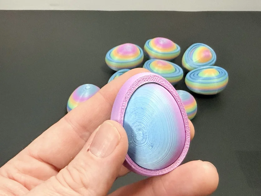 R7 Gyro Egg Fidget | Trứng xoay gyro nhiều lớp có ngăn ẩn | R7Makers - Image 9
