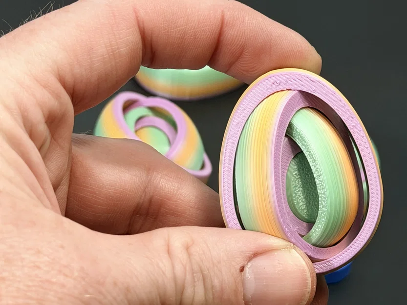 R7 Gyro Egg Fidget | Bản Vòng Gyro Đầy Đủ | Đồ Chơi Phục Sinh | R7Makers - Image 1