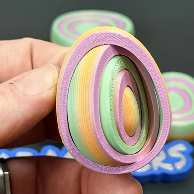 R7 Gyro Egg Fidget | Bản Vòng Gyro Đầy Đủ | Đồ Chơi Phục Sinh | R7Makers