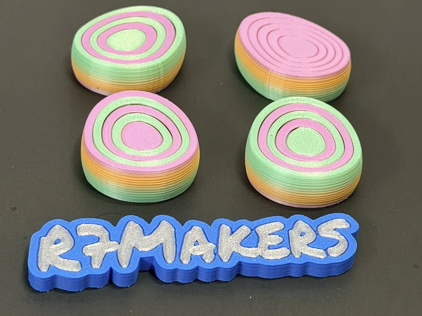 R7 Gyro Egg Fidget | Bản Vòng Gyro Đầy Đủ | Đồ Chơi Phục Sinh | R7Makers - Image 5