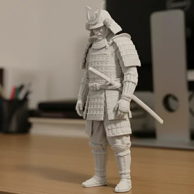Mô hình Samurai chi tiết cực cao - File STL in 3D cực sắc nét