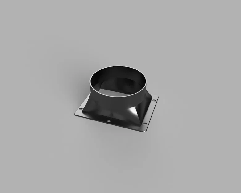 Đầu chuyển đổi cổng thoát khí máy hút bụi Harbor Freight sang ống 6 inch - Image 1