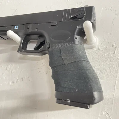 Giá treo súng ngắn tối giản gắn tường - Phụ kiện Airsoft tiện lợi