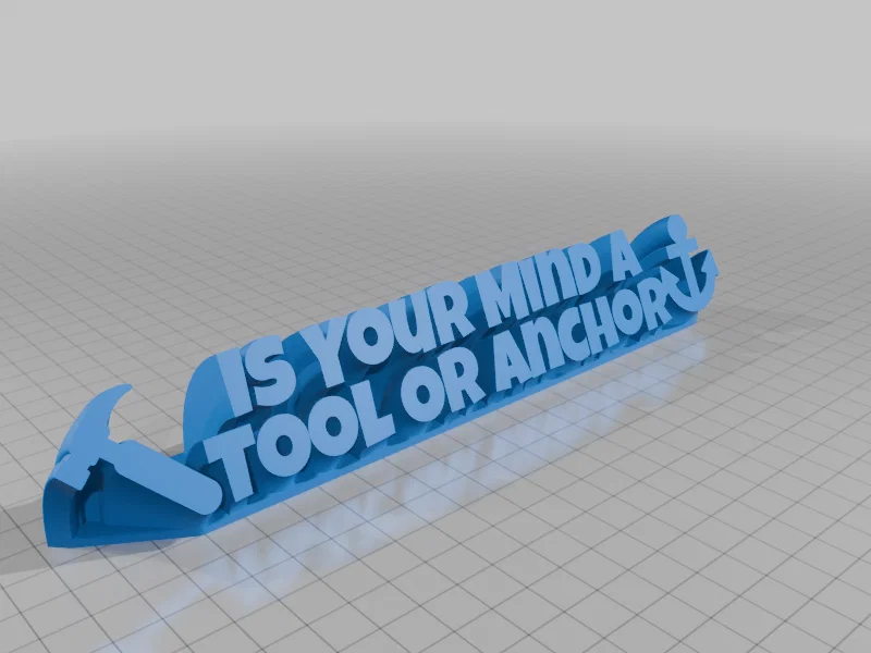 Bảng chữ trang trí bàn làm việc truyền cảm hứng in 3D - Image 1