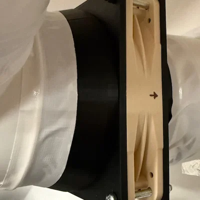 Bộ chuyển đổi quạt 120mm sang ống thông gió 100mm