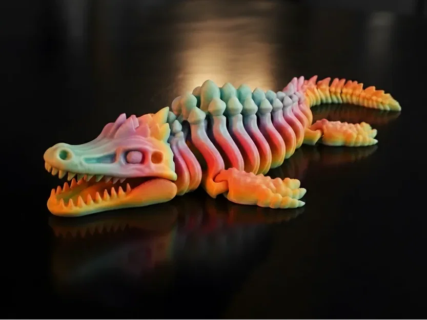 Bộ sưu tập mô hình động vật linh hoạt in 3D siêu dễ thương - Image 3