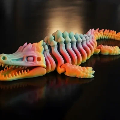 Bộ sưu tập mô hình động vật linh hoạt in 3D siêu dễ thương