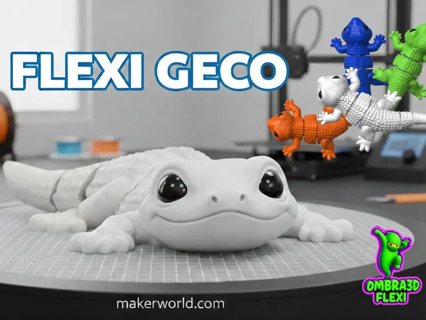 Mô hình thú cưng in 3D linh hoạt: Rồng, Tắc kè và Cá sấu cực đáng yêu - Image 2