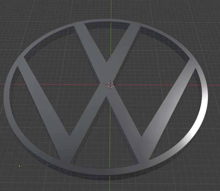 Mô hình logo Volkswagen 3D trang trí độc đáo (Size chuẩn) - Image 1