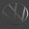 Mô hình logo Volkswagen 3D trang trí độc đáo (Size chuẩn) - Thumbnail 2