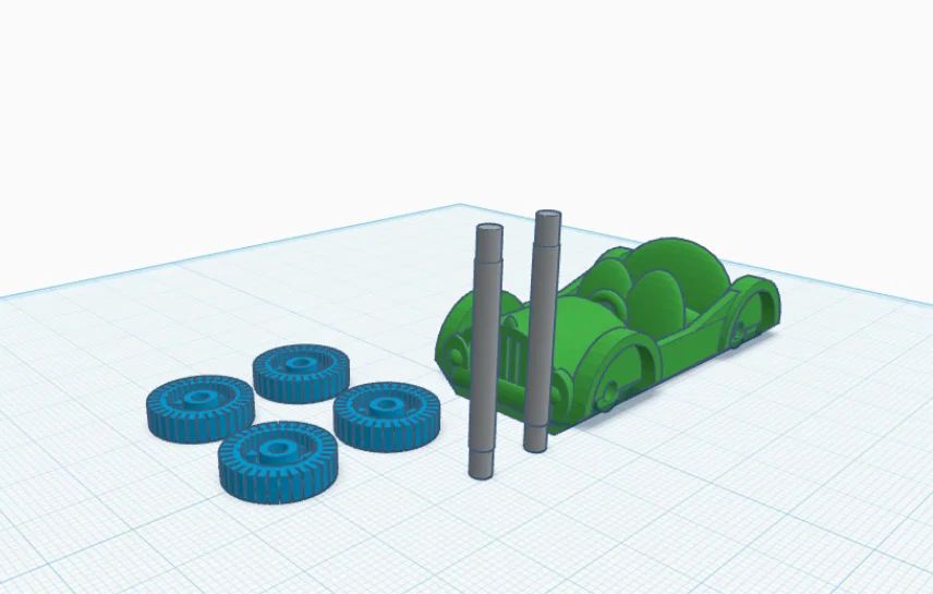 Mô hình xe thể thao cổ điển thập niên 1940 - In 3D dễ dàng - Image 1