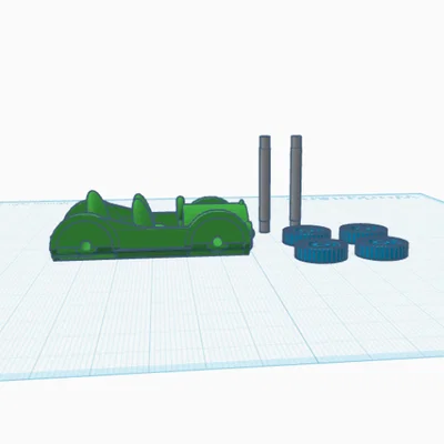 Mô hình xe thể thao cổ điển thập niên 1940 - In 3D dễ dàng