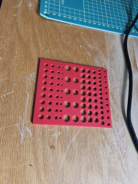 Thước hiệu chuẩn ốc vít M2 - M5 - Image 1