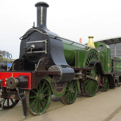 Mô hình đầu máy xe lửa cổ điển GNR No 1 - File in 3D chất lượng cao