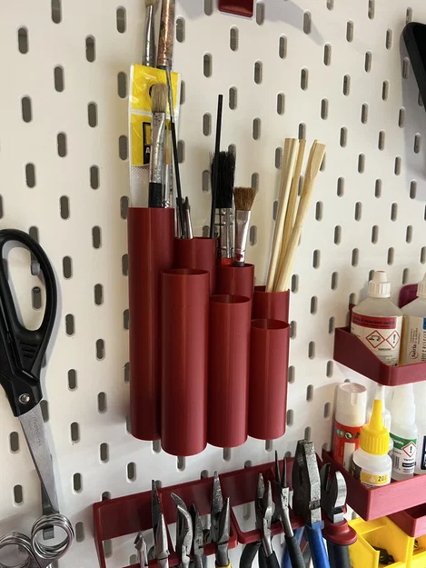 Ống Cắm Cọ và Dụng Cụ Đa Năng cho Bảng Treo Tường SKADIS - Image 1