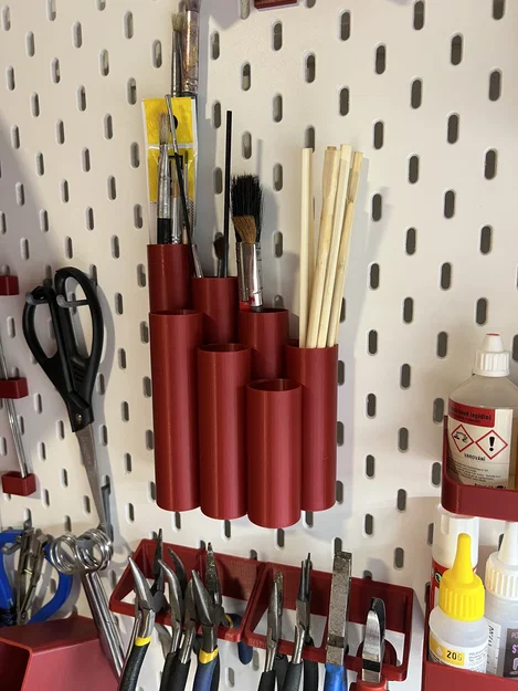 Ống Cắm Cọ và Dụng Cụ Đa Năng cho Bảng Treo Tường SKADIS - Image 2