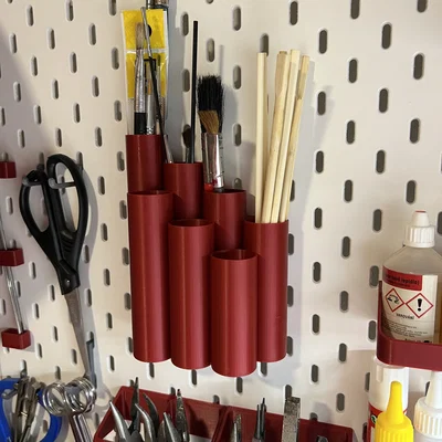 Ống Cắm Cọ và Dụng Cụ Đa Năng cho Bảng Treo Tường SKADIS