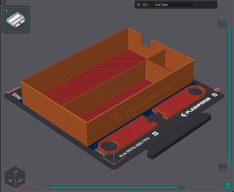 Hộp đựng dụng cụ gắn cố định cho Flashforge AD5X / AD5M - Image 7