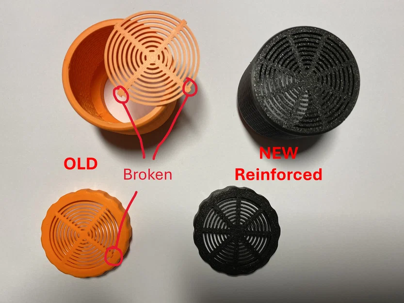 Hộp đựng hạt hút ẩm silica gel cải tiến cho cuộn filament - Image 2