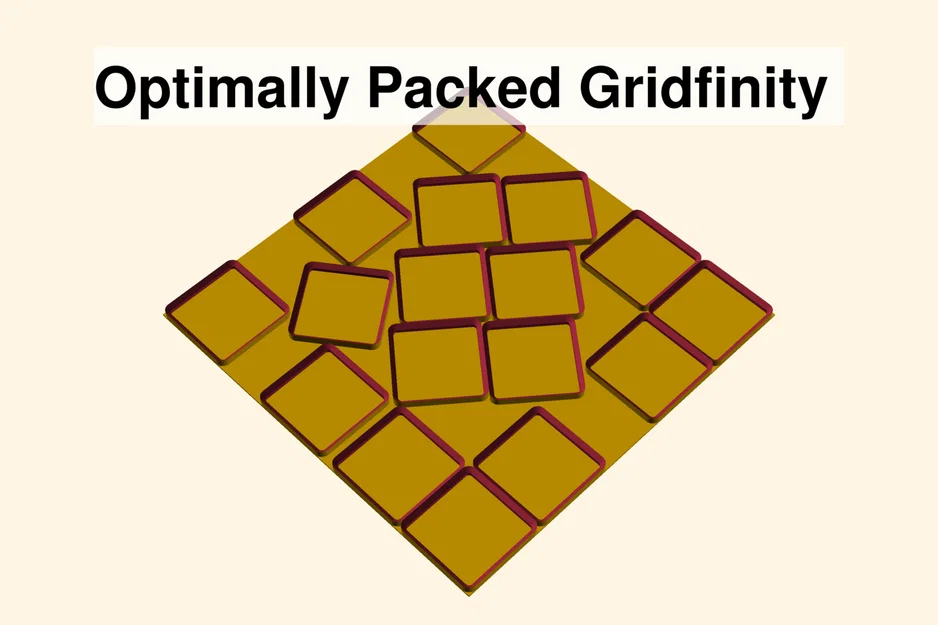 Đế Gridfinity được tối ưu hóa không gian (Optimally Packed) - Image 1