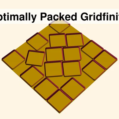 Đế Gridfinity được tối ưu hóa không gian (Optimally Packed)